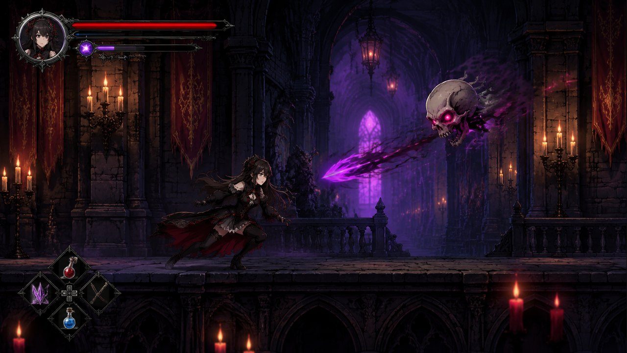 哥特少女勇闯恶魔城2 BOSS挑战 场景图 2